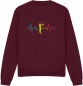 Preview: Bogensport Sweatshirt "Heartbeat" Motiv 7